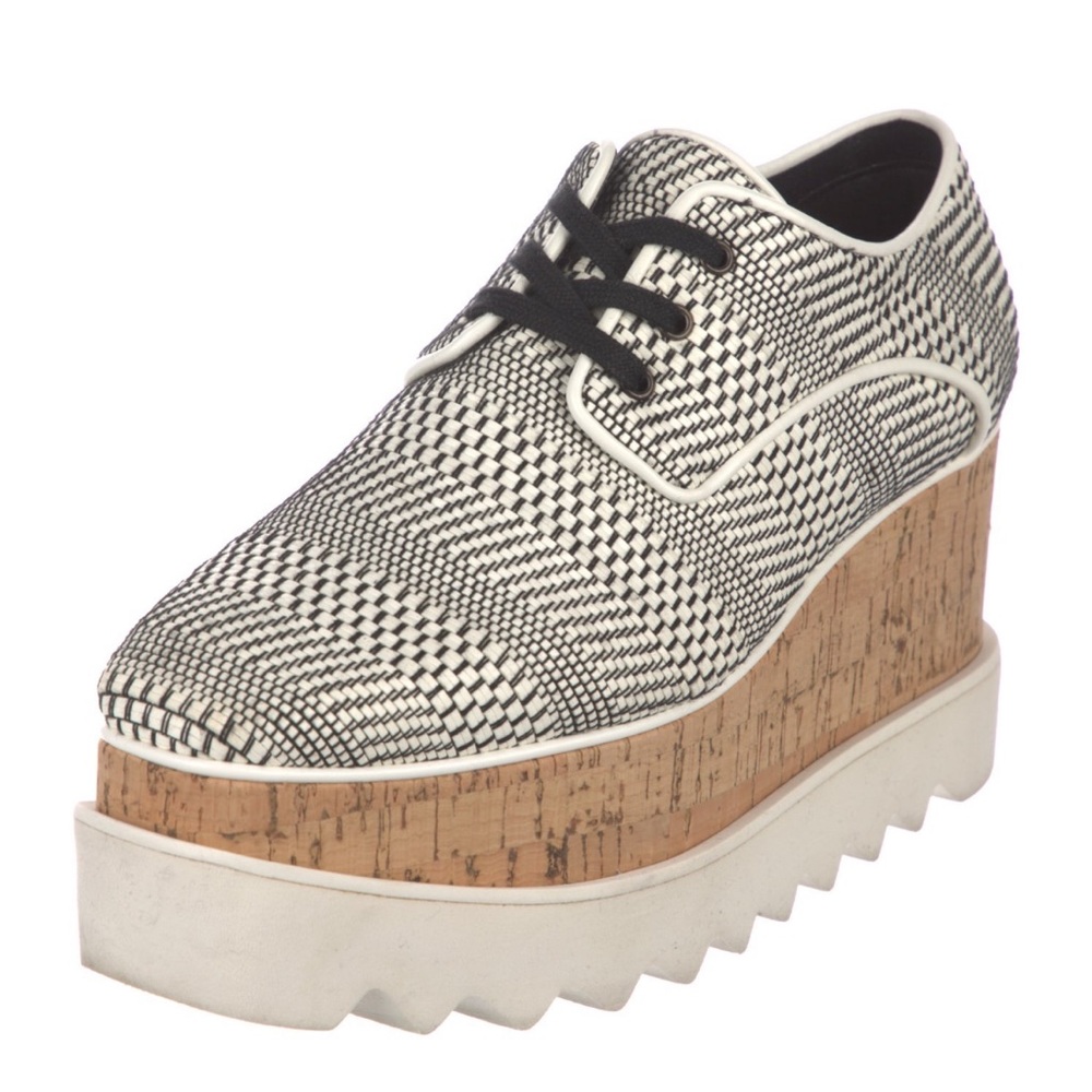Stellla McCartney Elyse woven platform oxford 5.5 US/IT 35.5